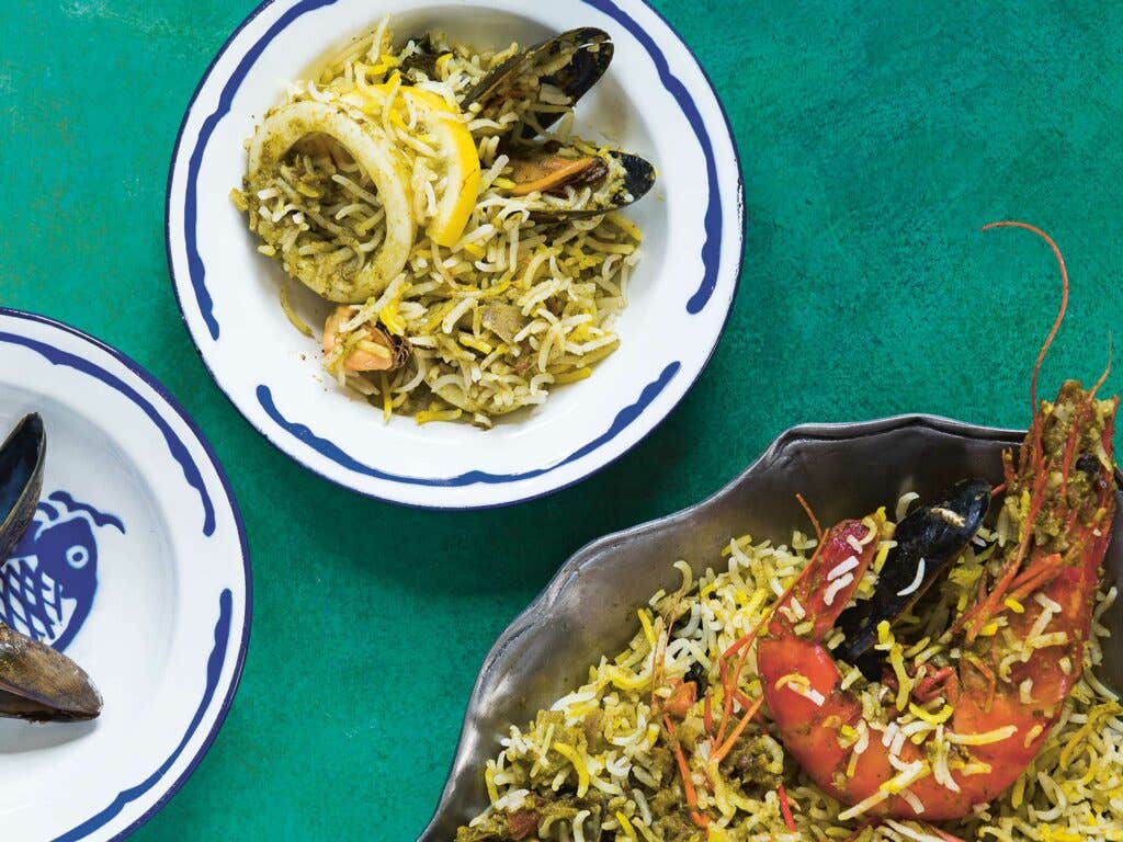 Pakistani Seafood Biryani Biryani Pakistani Seafood Biryani Biryani