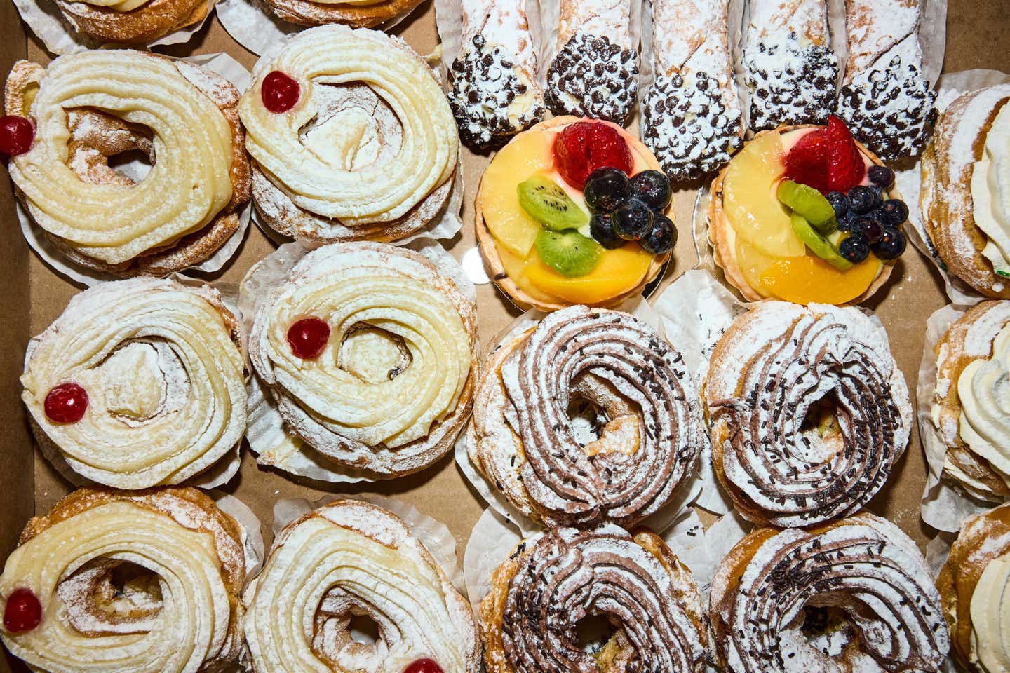 Assorted pastries from Providence's iconic LaSalle Bakery.