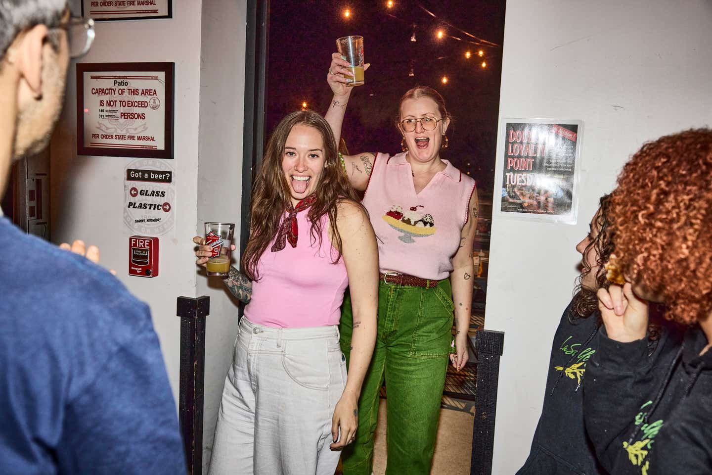 SAVEUR contributor and Boston Magazine photography editor Madison Trapkin (right) raised a glass with a friend. SAVEUR contributor and Boston Magazine photography editor Madison Trapkin (right) raised a glass with a friend.